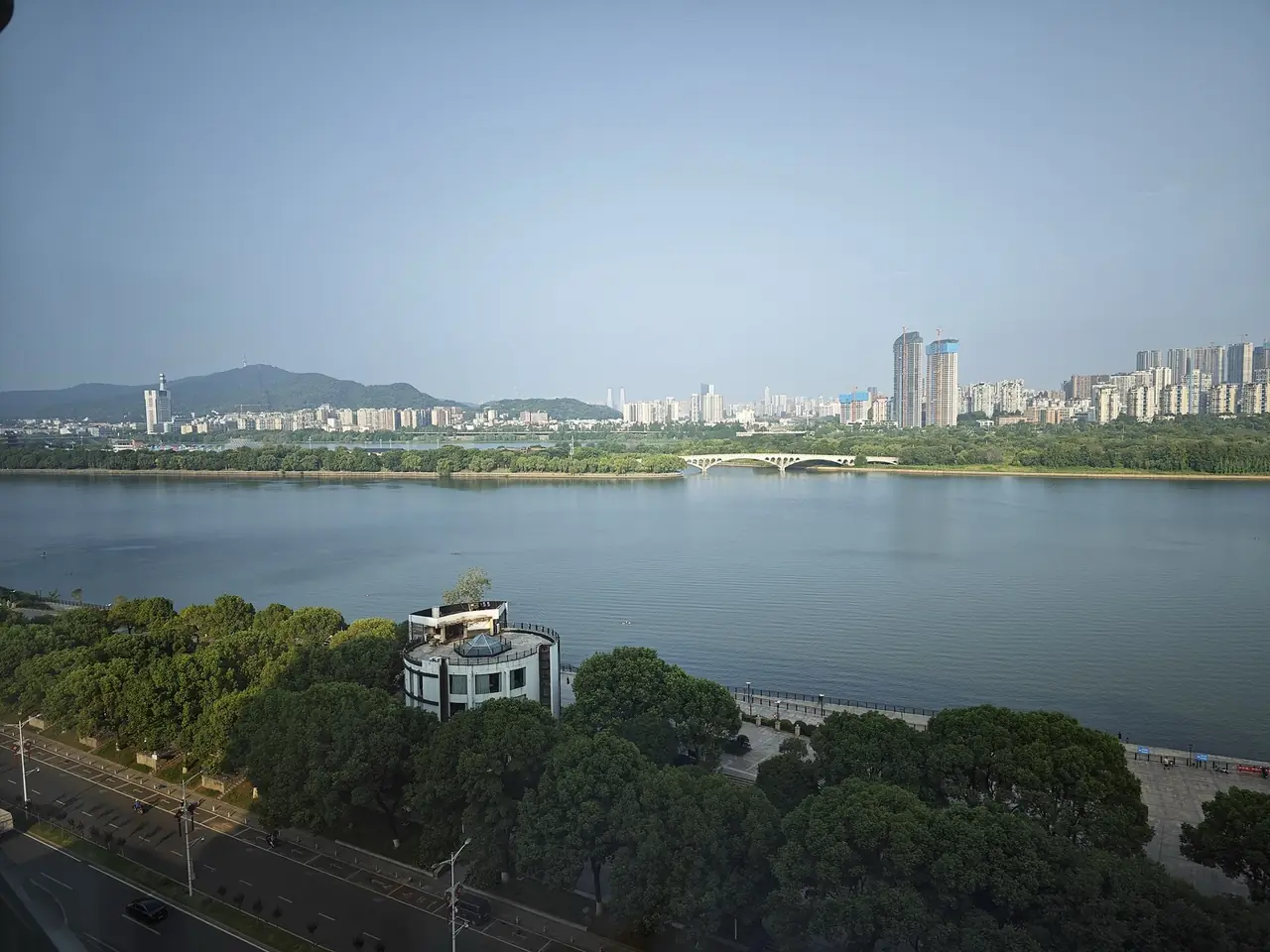 长沙橘子洲与湘江