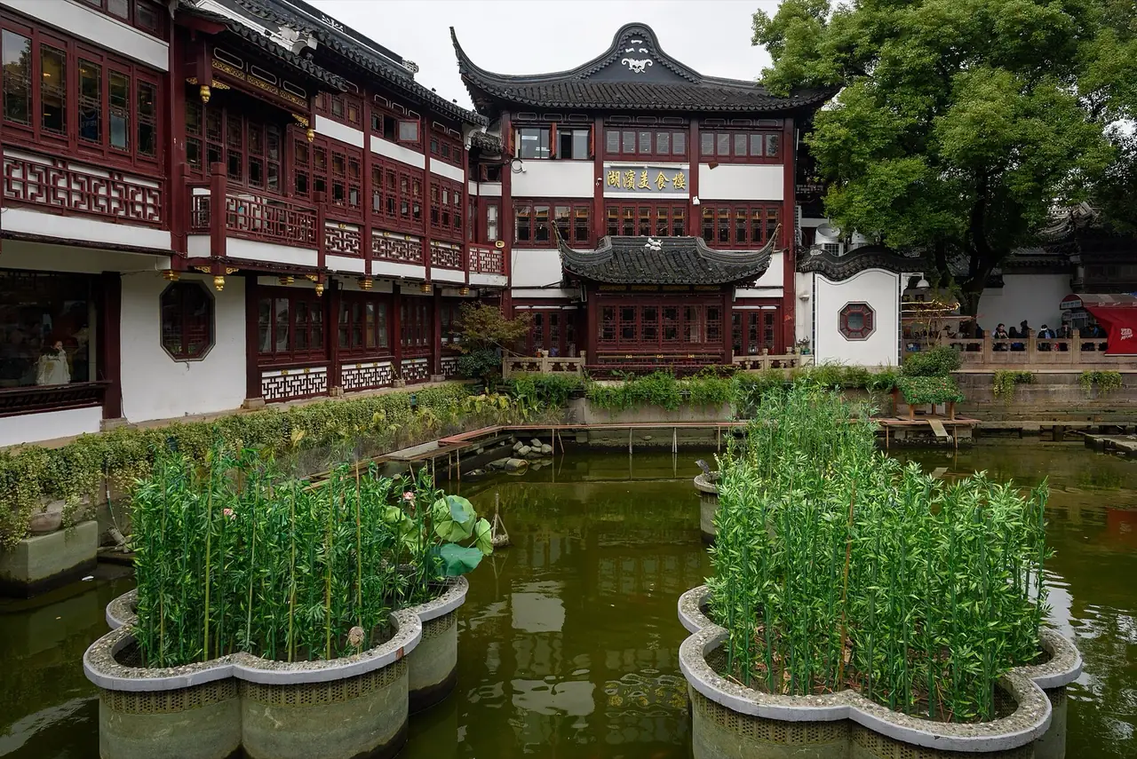 上海豫园及老城