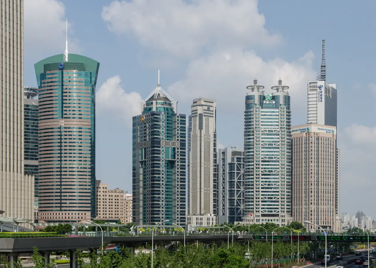 上海陆家嘴城市景观