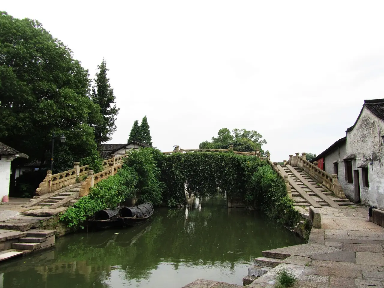 绍兴水巷与八字桥街区